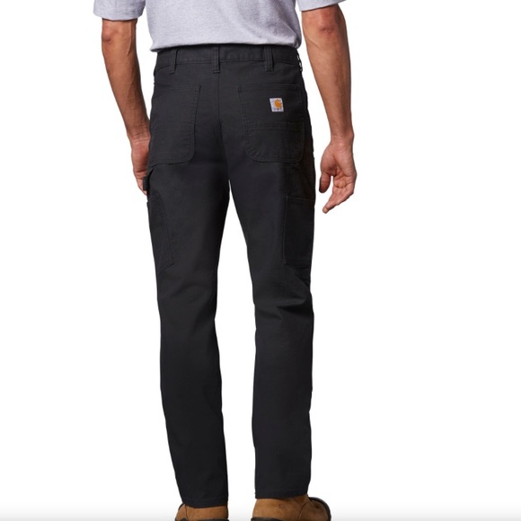 Mens Carhartt Double Knee Duck Dungaree Pants BN3334 Size 36x32 Relaxed Fit - Picture 7 of 8